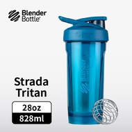 Blender Bottle Strada 按壓式Tritan運動水壺28oz/828ml-礦藍