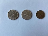 大 香港1元  1960年 1973年 英女皇頭 硬幣 古董 收藏 絕版