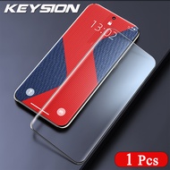 ฟิล์มแก้วป้องกันกระจกเทมเปอร์คลุมทั้งหมด KEYSION สำหรับ Google Pixel 9 Pro XL 8 Pro 8A จอ HD สำหรับ 