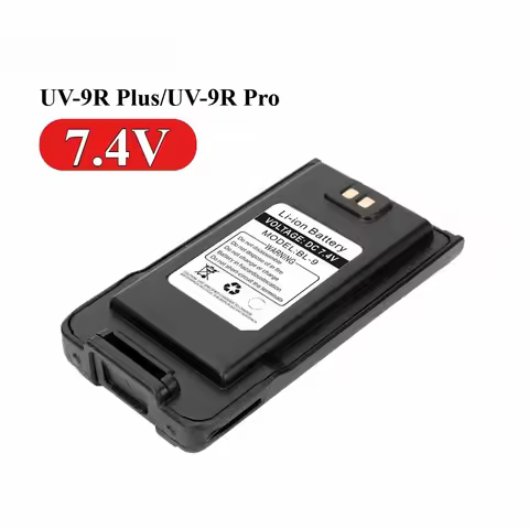 Compatible with Baofeng 7.4V UV-9R Li-ion Battery Support Type-C Charger IP68 Waterproof for UV-XR W
