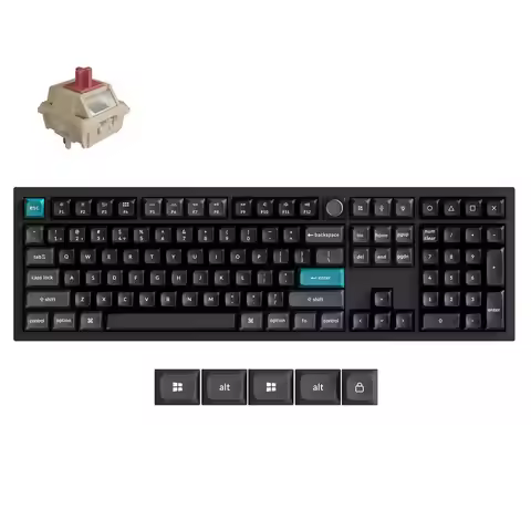 Keychron Q6 Ultra 8K Wireless Custom Mechanical Keyboard RGB Backlit Full-Size Knob