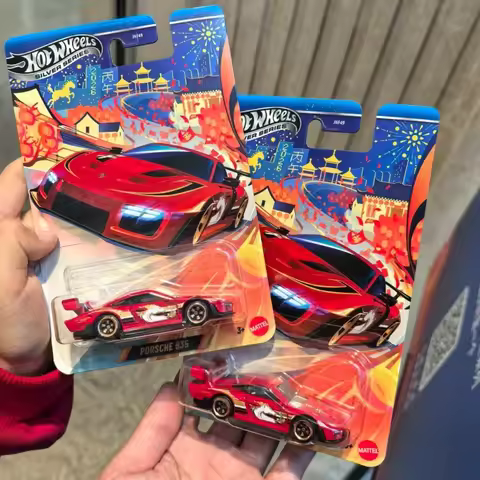 In Stock Hot Wheels JNF49-LA10 2026 Chinese Year of the Horse Limited Edition Die Cast Model Porsche