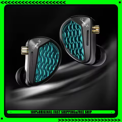 KZ Sonata X In-Ear Monitor Earphone Flagship HiFi Tunable Acoustic Structure 2nd Gen Bass Unit Wired