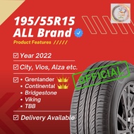 195/55R15 Grenlander/Continental/Bridgestone/Viking/Thailand Tyres Year 2022 Tayar Murah [Delivery Only] [Wholesales]