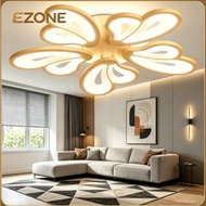 Ezone Butterfly LED Ceiling Light 3-Color Remote Control Living Room Bedroom Dining Room 220V