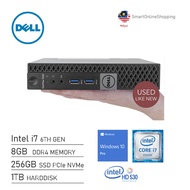 Dell Mini PC OptiPlex 7040 Micro Desktop (Intel i7 6700T | 8GB DDR4 | 256GB M.2 NVMe SSD | 1TB HDD |