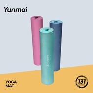 Yunmai Double-Sided Non-Slip Yoga Mat [ 2 Sizes, 6mm Thick, Shock Absorption, TPE, Elastic, Skin-Friendly ]