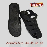 Flat Sandals BIG Size 44 45 46 47 / Men's Leather Sandals, Size 44