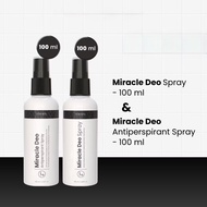 Teratu Deodorant Miracle Deo Spray - 100 ML & Miracle Deo Antiperspirant Spray - 100 ML