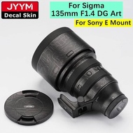 Customized Sticker For Sigma 135mm F1.4 DG Art Camera Lens Decal Skin Vinyl Wrap Protective Film Coa