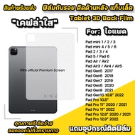 🔥 ฟิล์มหลัง เคฟล่า สำหรับ ไอแพด iPad mini6 Gen7 Gen8 Gen9 Gen10 ipadair Air3 Air4 Air5 2022 ipadPro 11 PadPro12.9 2022 ไอแพด ฟิล์มหลังiPad ฟิล์มกันรอย iPad