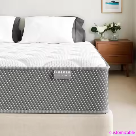 10 Inch Hybrid Memory Foam Full Mattress in a Box with Pocket Spring 10" Medium Firm Mattresses Pres