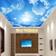 PROMO Wallpaper Plafon - Wallpaper Plavon Custom - wallpaper awan 3D termurah - wallpaper langit-langit rumah - WALLPAPER PLAFON CUSTOM - wallpaper dinding termurah – wallpaper dinding ruang tamu termurah – wallpaper dinding kamar termurah