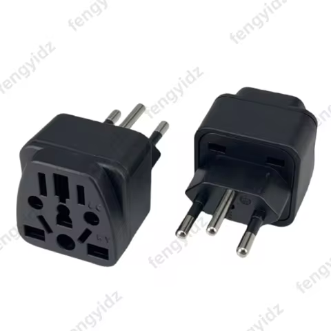 Universal Switzerland Plug Adapter 3 Pin EU Euro AU US UK To Swiss Travel Adapter Electric Power Cor