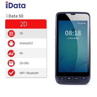 Idata 50 Data Collector Android 6.0เทอร์มินัลมือถือ2D PDA WIFI GPS บลูทูธ16GB เครื่องสแกนบาร์โค้ดเทอร์มินัลพกพา