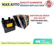 Ignition Coil Bosch 0221-503-407 Plug Coil For Proton Wira VDO Gen 2 Original
