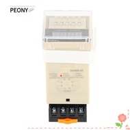 PEONYSG Time Relay, 220V 0.01S-99H99M Digital Time Relay, Precision Timing with Socket Base DH48S‑2Z