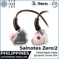 7Hz x Crinacle Salnotes Zero:2 II Steel Faceplate Dynamic Driver Detachable Cable In-Ear Earphones