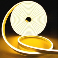 1pc 5V USB LED Neon Light Strip, Warm White With Touch Switch Dimmable, 9.8-Foot Neon Light Strip, I