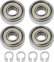 Set of 8 Bearings and DIN 471 Rings Compatible with Revox A77 B77 PR99 Ball Bearing Engine Mounts wi
