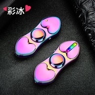Electronic Men Rechargeable Fidget Spinner diy Creative Windproof Lighter Cigarette Lighter