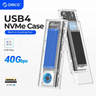 奧睿科 - ORICO USB 4.0 Type-C NVMe M.2 SSD硬碟盒 40Gbps 內建散熱風扇 [TCM2-U4] 2年保固