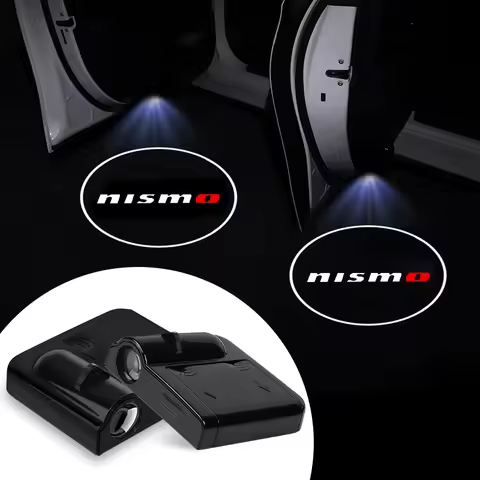 1/2pcs LED Car Door Badge Light Projector Courtesy Sign Light For Nissan Tiida Teana ALTIMA SYLPHY M