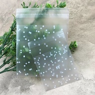 100pcs Doff Polka Dot Cookie Plastics, Cake Plastics, Candy/s, Accessories