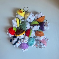 Crochet Baby Mushroom Keychain Crochet Keychain