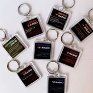 F1 Formula 1 Team Radio Message Acrylic Keychain