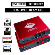 Box Livestream M3 Âm Thanh Stereo Vừa Sạc Vừa Livestream Dành Cho Điện Thoại Cực Hay. Box Live M3 Dễ