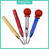 Mojito Center Punch Tool HSS Hardened Tip Carbon Steel Aluminum Housing Workshop Essential