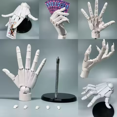 1/1 Scale Articulated Hand Model Set - Left & Right Anatomically Accurate Jointed Hands for Art Draw