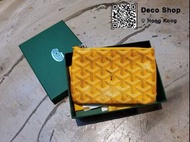 Goyard Yellow Senat Pouch PM 黃色 卡包