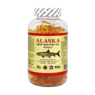 United States Imported ALASKA ALASKA Deep Sea Fish Oil ATLANTIC Cod Liver Oil 300 Capsules Hong Kong