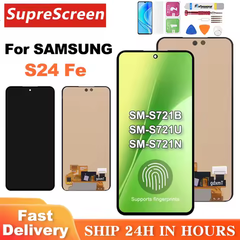 OLED S24FE Display For Samsung Galaxy S24 Fe S721B S721B/DS S721U1 S721W Lcd Display Digital Touch S