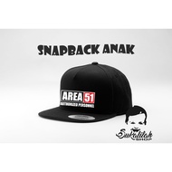 Children's snapback hat movie game area 51