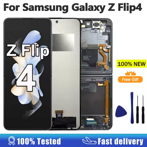 6.7"Super AMOLED For Samsung Galaxy Z Flip4 LCD Display Touch Screen Digitizer Assembly For Samsung 