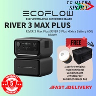 EcoFlow RIVER 3 Max Plus (RIVER 3 Plus&EB600) Portable Power Station – 858Wh LFP Battery, 1200W Outp