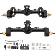 MEUS Racing +6.2mm SCX24 Portal Axles for Axial 1/24 SCX24 RC Crawler (Black)