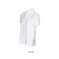 andar Men's Airy Fit Short Sleeve Polo Shirt White