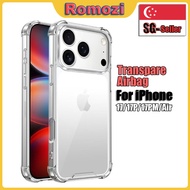 SG Seller| For iPhone 17 Case 17Pro Case Cover Transparent Back Cover iPhone Case 17 Pro Max 17 Air 