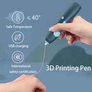【SG】3D Printing Pen Low-Temperature Safety Wireless Creative Graffiti Toy Children's DIY 3D Pen For 