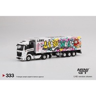 MINI GT Mercedes-Benz Actros w40 Ft Container LBWK Kuma Graffiti