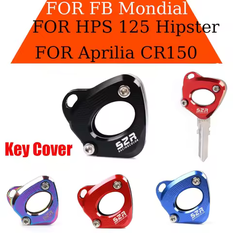 Key Case Cover For FB Mondial HPS 125 HPS Hipster HPS125 Motorcycle Keys Holder Shell For Aprilia CR