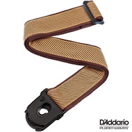 DAddario® Planet Waves สายสะพายกีตาร์ ปลายสายมีระบบล็อคพิเศษ กว้าง 2 นิ้ว (Planet Lock Guitar Strap)