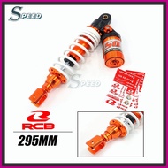 ▣ ☃ ℡ RCB 295MM Shock Rear Shock Yamaha Mio i 125 Mio Sporty Mio M3 Souli125 Beat （1pcs）