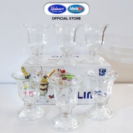 Kimglass Gelas Kaca Limo 200 ml x 4 pcs Gelas Es Krim