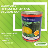 SEEDWORKS ULTIMA F1 KALABASA SEEDS ( 50 GRAMS CAN )
