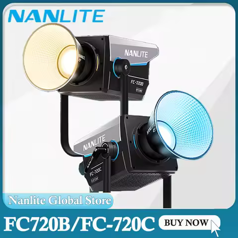 Nanlite FC-720B 750W Bi-color Bowens Mount COB Video Light 2700-6500K 133,800 Lux at 3.3' w/ Reflect